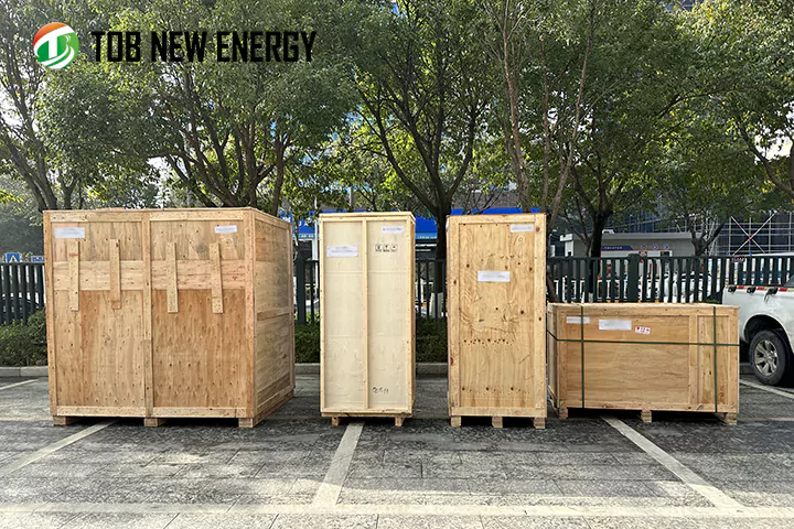 Prismatic Cell Machine Shipping from TOB New Energy for Lab  R&D