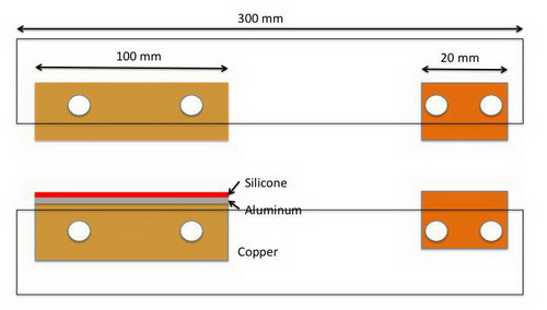 Battery sealing machine sealing bar