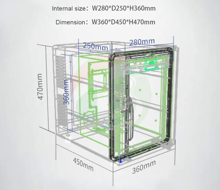 Constant temperature test chamber