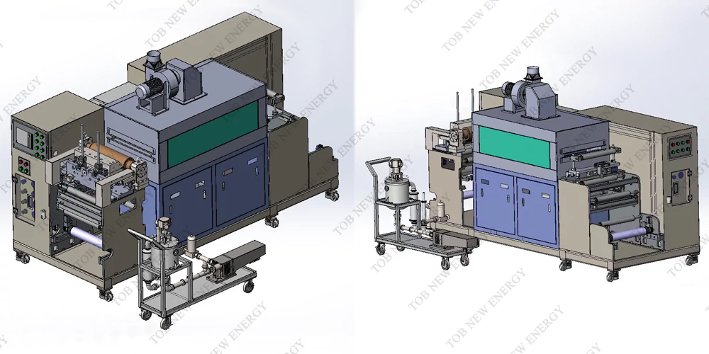 Máquina de recubrimiento de electrodos