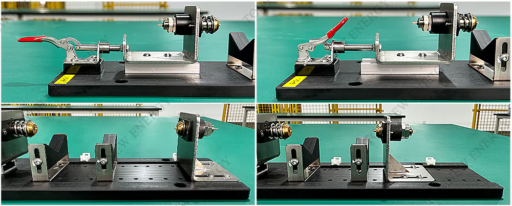 Cylindrical Cell Battery Test Clamp