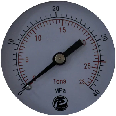 Dual display pressure gauge