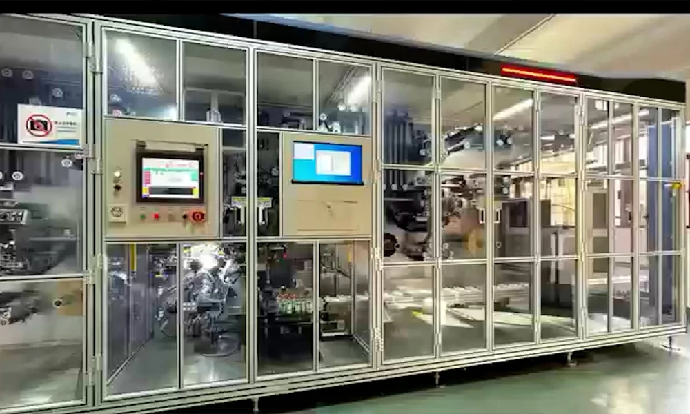 Cylindrical Cell Laser Cutting and Winding Integrated Machine