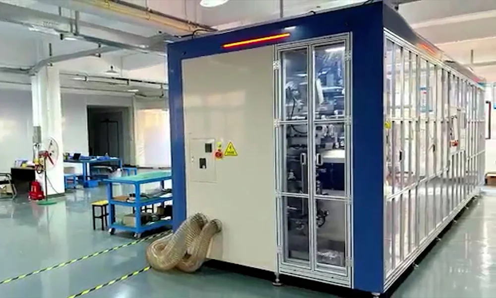 Cylindrical Cell Laser Cutting and Winding Integrated Machine