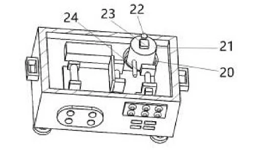 CN215429971U Figure 4 - internal structure, cover removed, second perspective view