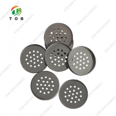 fabricante líder de china Caja de celda de botón de aire de litio 2032 con malla-304ss
