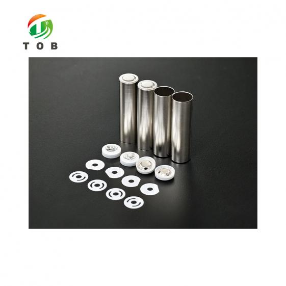 14500 Cylinder Cell Case Kit with Anti-Explosive Cap and Insulation Gaskets