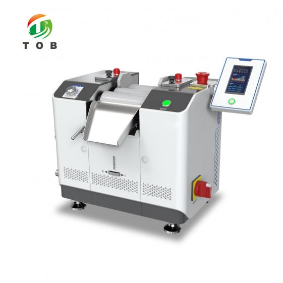 TOB-SG-65ZP precision ceramic three-roll mill with Φ65×150mm zirconia ceramic rollers
