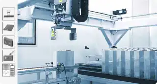 ensambladora de celdas de aluminio