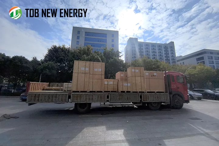  TOB NEW ENERGY Ships Batch of Cylindrical Lithium Battery Equipment