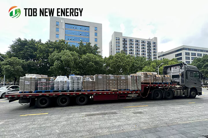 Lithium Ion Battery Materials Shipping from TOB New Energy