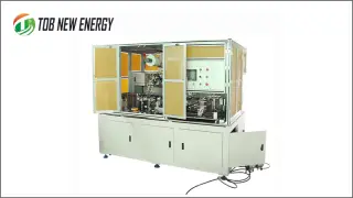 máquina apiladora de baterías
