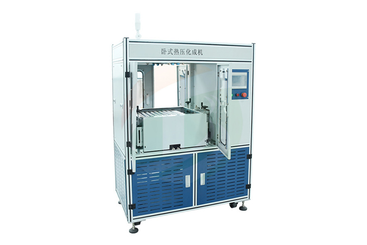 Máquina automática de conformado por prensado en caliente para la formación de células de bolsa de iones