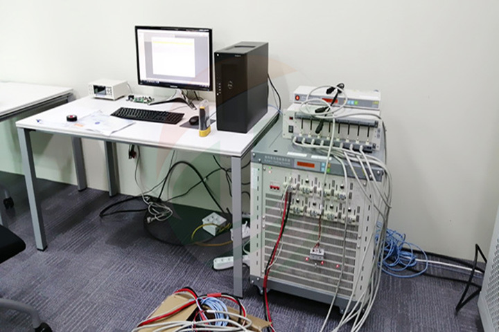 instalación y depuración del sistema de prueba de batería